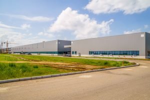 large warehouse building construction